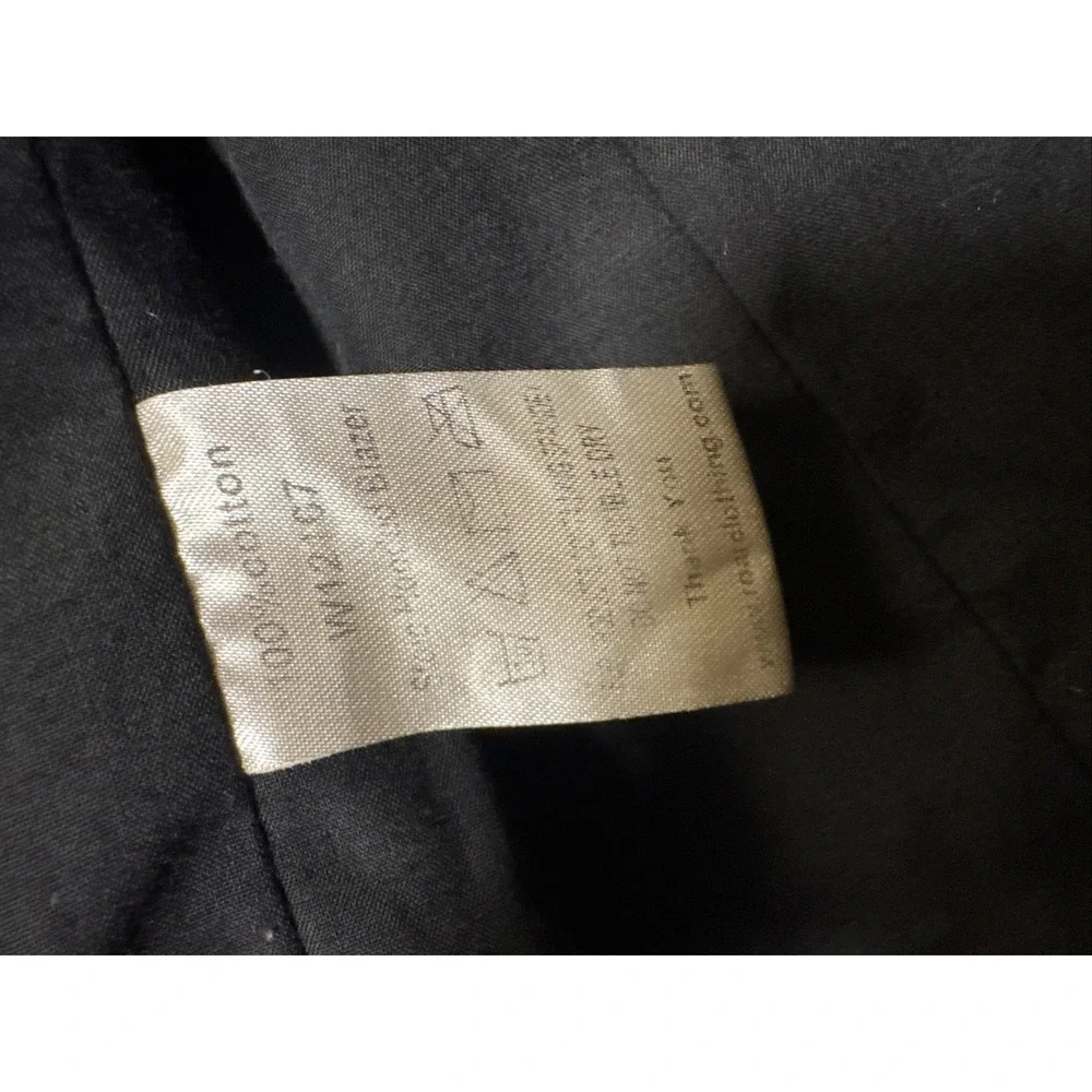 Roar Corduroy Blazer Jacket Men Medium Fray Distressed Detailed Lining Drk Brown - Picture 11 of 16